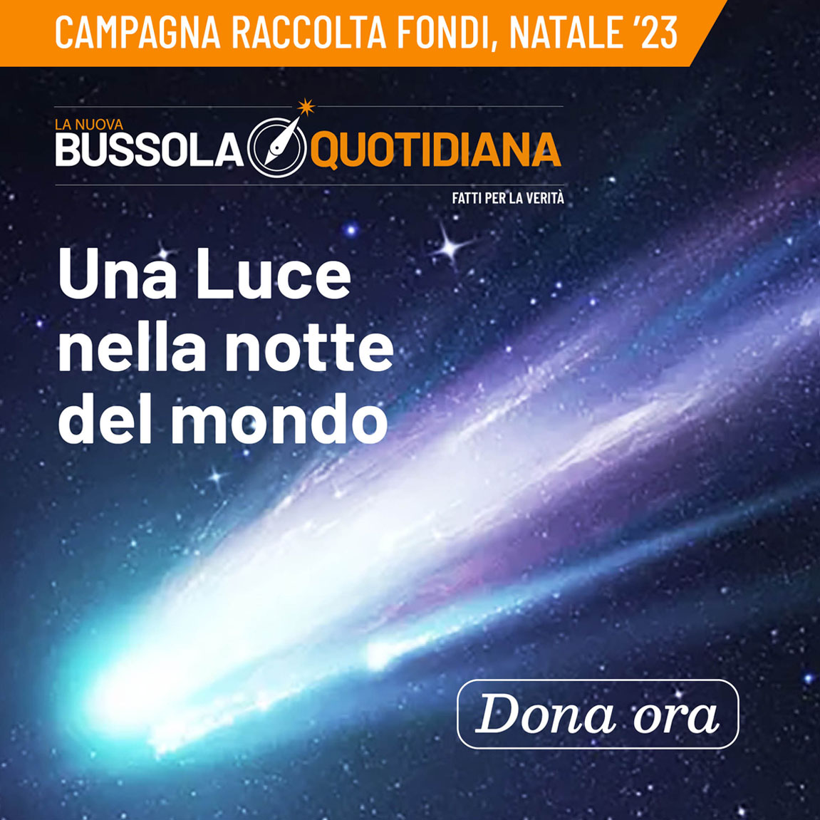 Raccolta Fondi Una luce nella notte del mondo