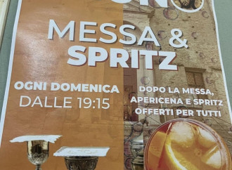 Messa & spritz, l'edonismo ecclesiale si svende ai saldi