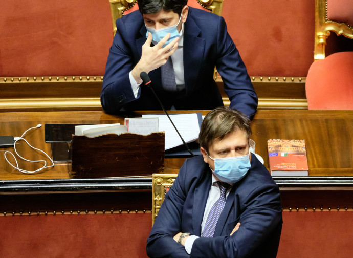 Il ministro Speranza e il suo vice Sileri Il ministro Speranza e il suo vice Sileri