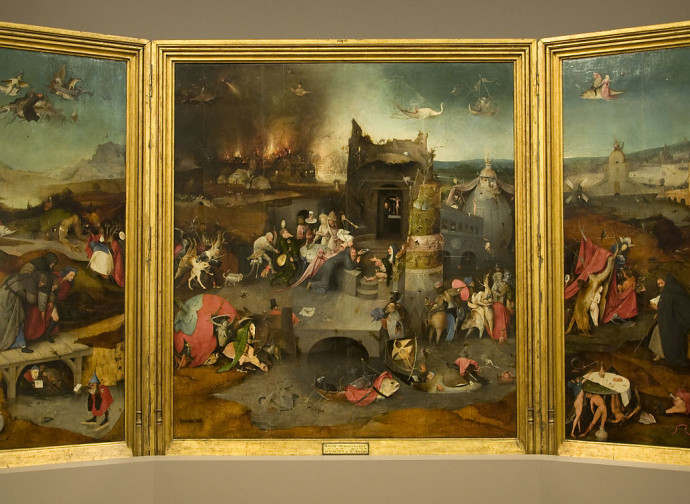 Trittico tentazioni di sant'Antonio_Bosch Trittico tentazioni di sant'Antonio_Bosch