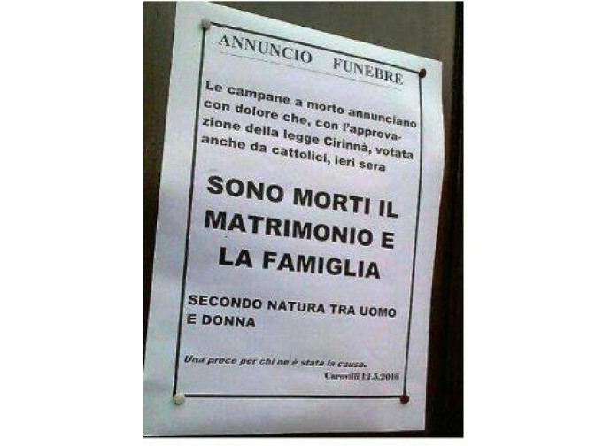 Il manifesto funebre