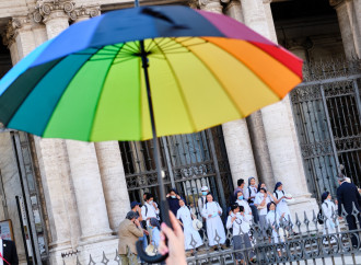 Un'immagine del Roma Pride 2021 (LaPresse)