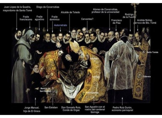 La sepoltura del Conte di Orgaz (particolare) La sepoltura del Conte di Orgaz (particolare)