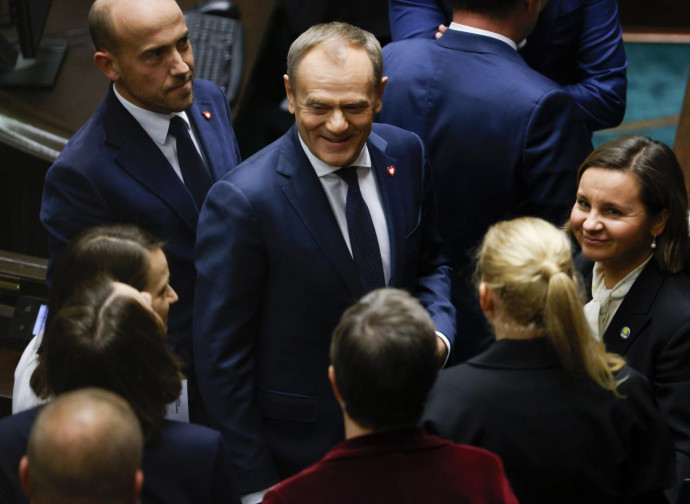 Donald Tusk (al centro, foto AP by LaPresse) Donald Tusk (al centro, foto AP by LaPresse)