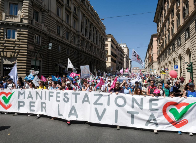 Manifestazione per la vita (22 giugno 2024, Roma, foto LaPresse) Manifestazione per la vita (22 giugno 2024, Roma, foto LaPresse)