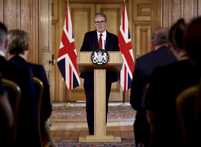 Keir Starmer, 1 agosto 2024, sulle rivolte (Pool Photo via Ap via LaPresse) Keir Starmer, 1 agosto 2024, sulle rivolte (Pool Photo via Ap via LaPresse)