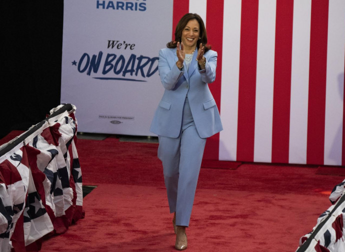 Kamala Harris, 29 mag 2024 (Ap via LaPresse) Kamala Harris, 29 mag 2024 (Ap via LaPresse)