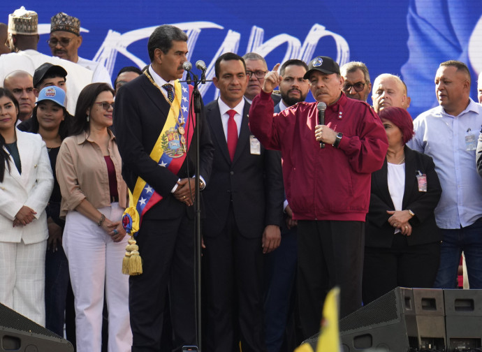 Maduro e Ortega, 10/01/2025 (Ap via LaPresse) Maduro e Ortega, 10/01/2025 (Ap via LaPresse)