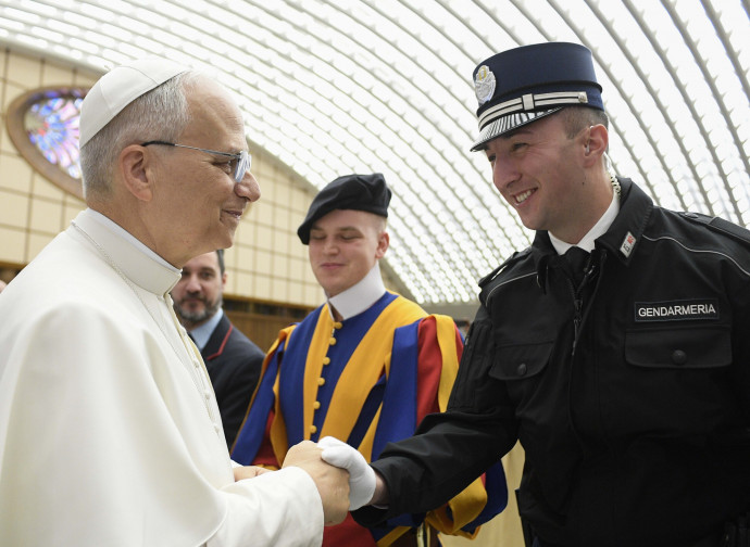 Foto Vatican Media/LaPresse 24 Maggio 2025