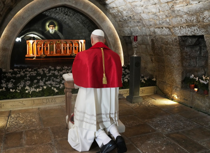 (AP Photo/Domenico Stinellis, Pool) Associate Press/ LaPresse