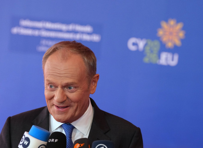 Donald Tusk, 24/04/2026 (Ap via LaPresse)