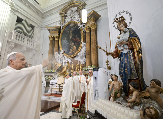 Foto Vatican Media/LaPresse 15 Agosto 2026
