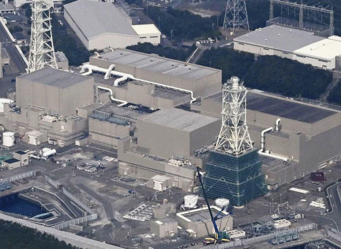 Centrale nucleare di Hamaoka, di proprieta della Chubu Electric Power Co., a Omaezaki nel Giappone centrale (Minoru Iwasaki/Kyodo News via AP, File) Associate Press/ LaPresse
