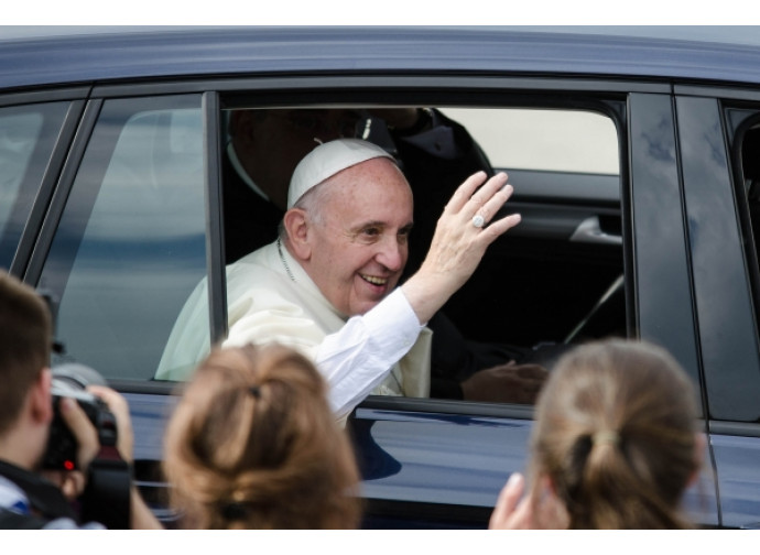 L'arrivo del Papa (foto www.krakov2016.com) L'arrivo del Papa (foto www.krakov2016.com)