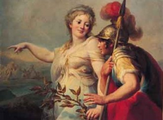 L’incontro di Enea con Andromaca, vedova di Ettore