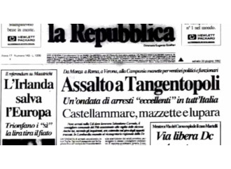 Mani pulite, quel che i giornali non ammettono