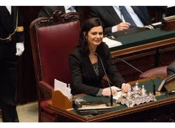 Laura Boldrini alla Camera