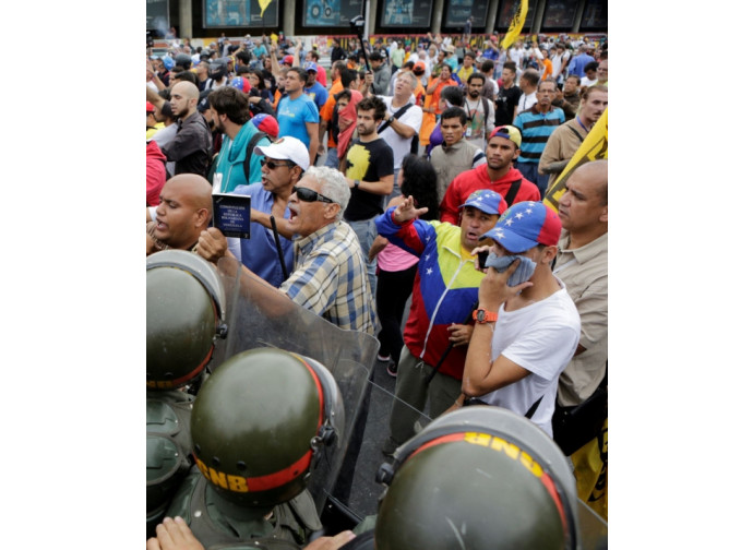 Protesta a Caracas