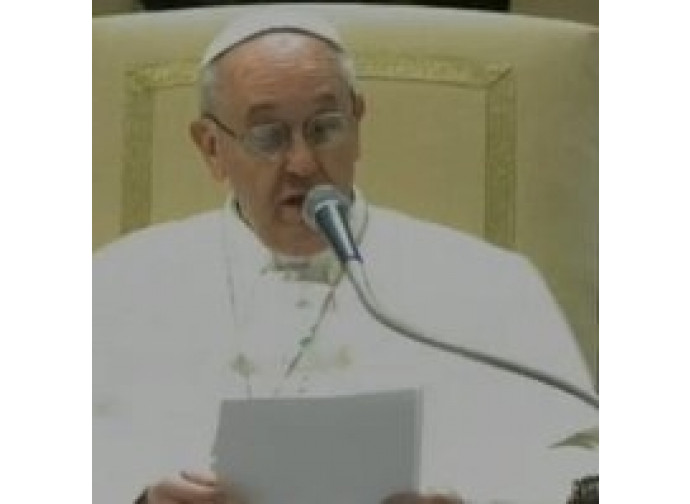 Papa Francesco incontra i giornalisti Papa Francesco incontra i giornalisti