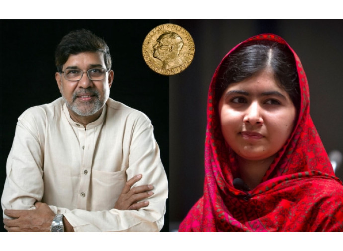 Malala Yousafzai e Kailash Satyarthi Malala Yousafzai e Kailash Satyarthi