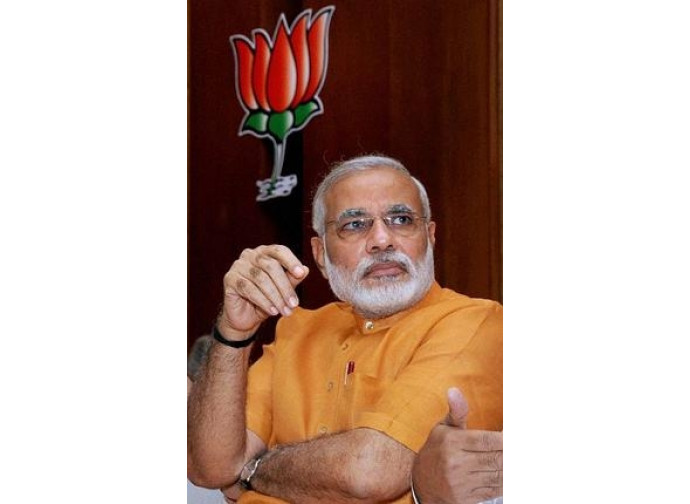 Narendra Modi, leader del Bjp Narendra Modi, leader del Bjp
