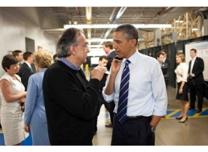 Marchionne e Obama