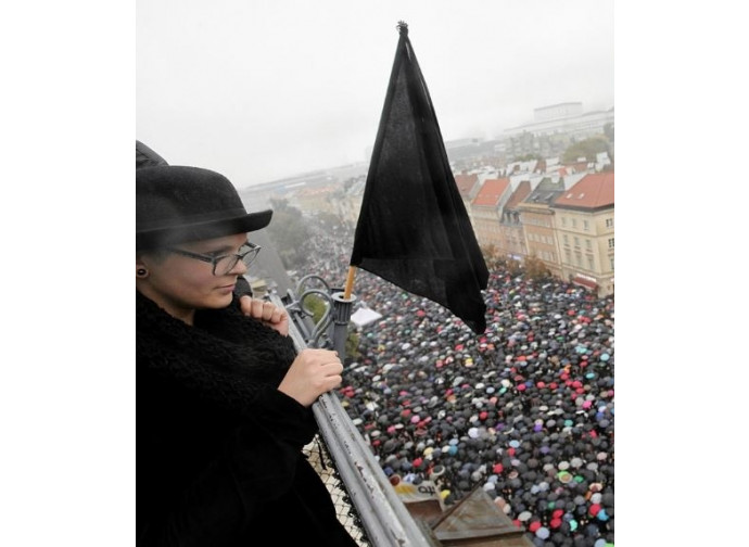 La manifestazione delle donne in nero