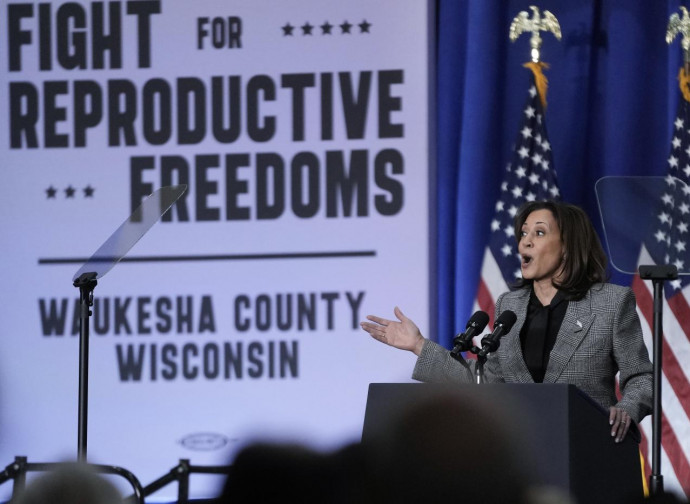 Kamala Harris per i "diritti riproduttivi" (La Presse)