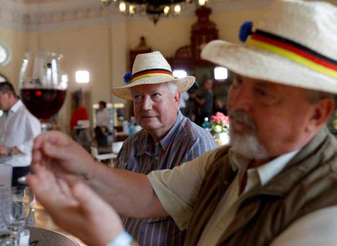 Elettori dell'AfD in festa