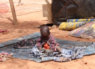 Una chiesa distrutta in Niger durante un attacco jihadista