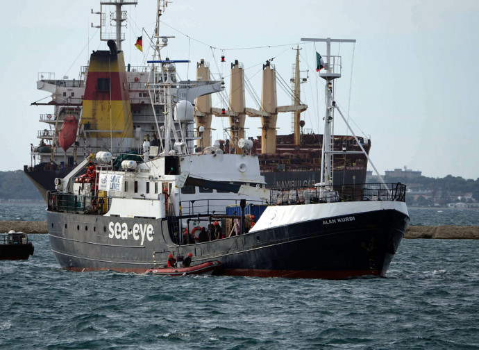La nave Alan Kurdi della Ong Sea Eye La nave Alan Kurdi della Ong Sea Eye