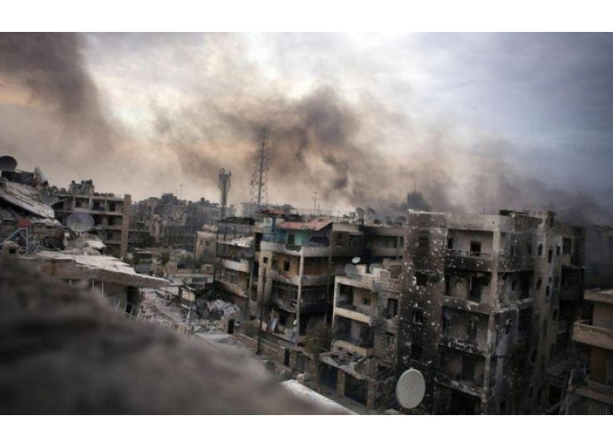 Aleppo in fiamme Aleppo in fiamme