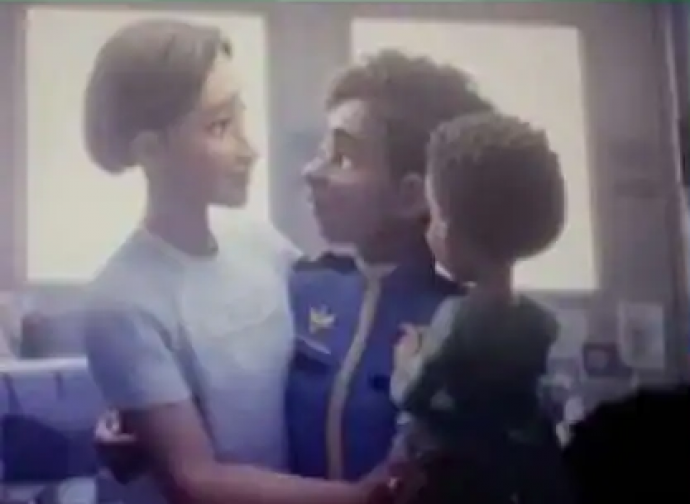 Kiko, Alisha e bambino_scena film Lightyear