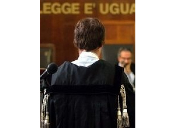 L'aula del Tribunale L'aula del Tribunale