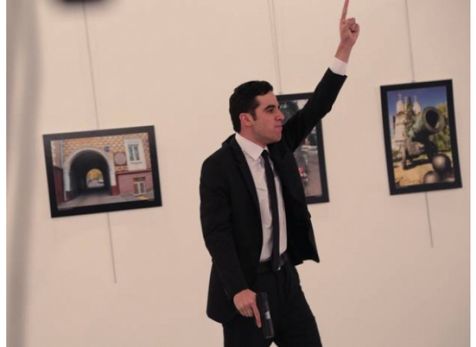 L'assassino turco dell'ambasciatore russo ad Ankara