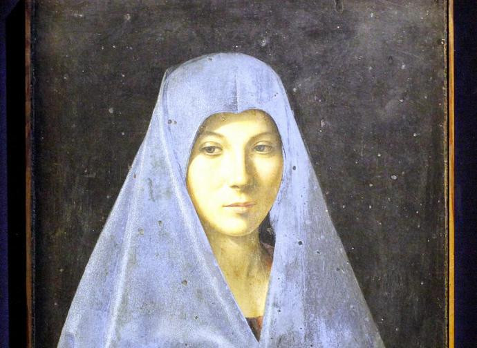 Annunciazione, Antonello da Messina (part.) Annunciazione, Antonello da Messina (part.)
