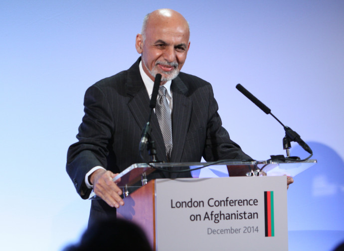 Il presidente afgano Ashraf Ghani Il presidente afgano Ashraf Ghani