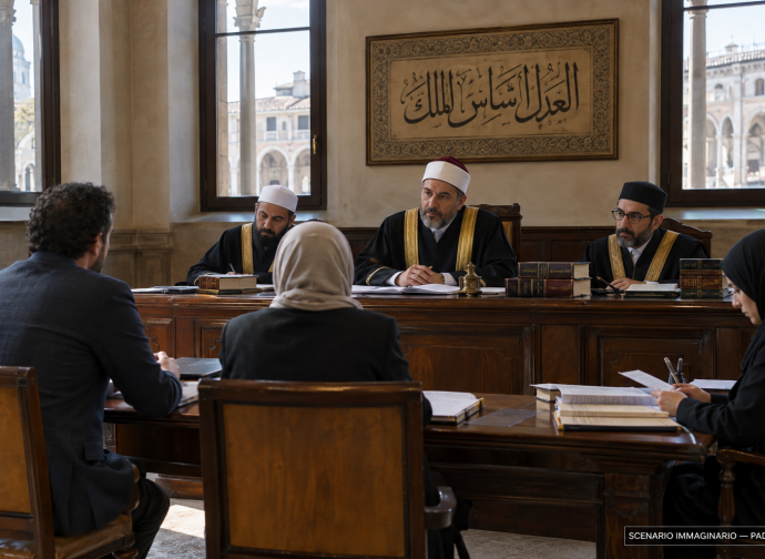 Un tribunale islamico a Padova? (foto AI)