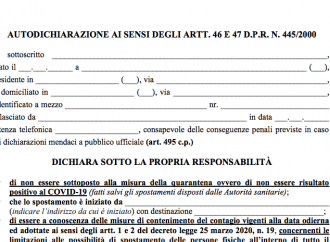 Un’autodichiarazione attenta al gender