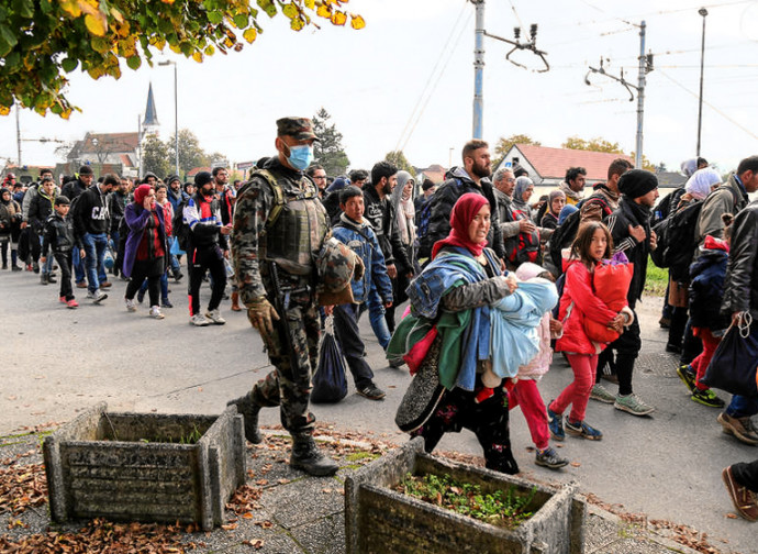 Emigranti sulla rotta balcanica, verso la Germania