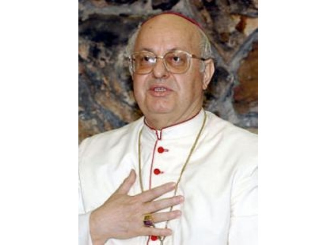 Il cardinale Baldisseri Il cardinale Baldisseri