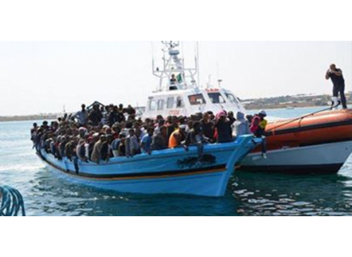 Sbarchi di migranti a Lampedusa