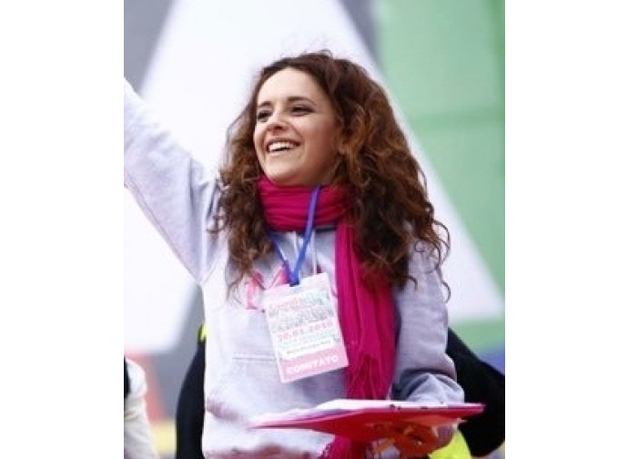 Maria Rachele Ruiu, coordinatrice nazionale dei circoli Generazione Famiglia-Manif pour tous Italia. Maria Rachele Ruiu, coordinatrice nazionale dei circoli Generazione Famiglia-Manif pour tous Italia.