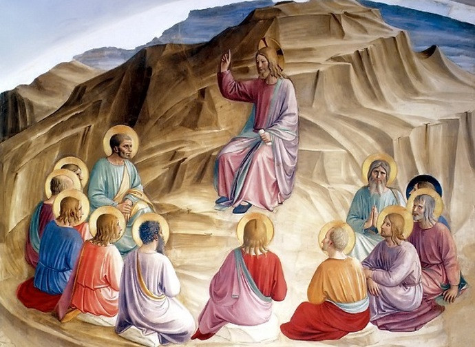 Il discorso della montagna - Beato Angelico Il discorso della montagna - Beato Angelico