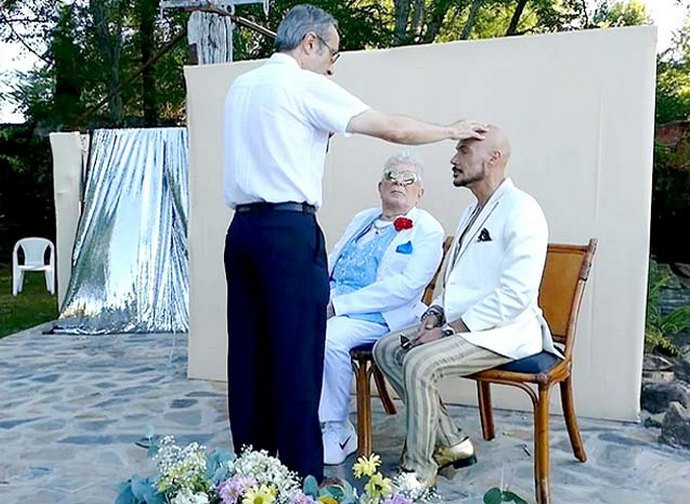 Benedizione della coppia gay in Uruguay Benedizione della coppia gay in Uruguay