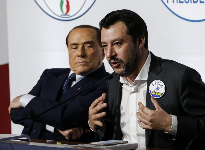 Berlusconi e Salvini Berlusconi e Salvini