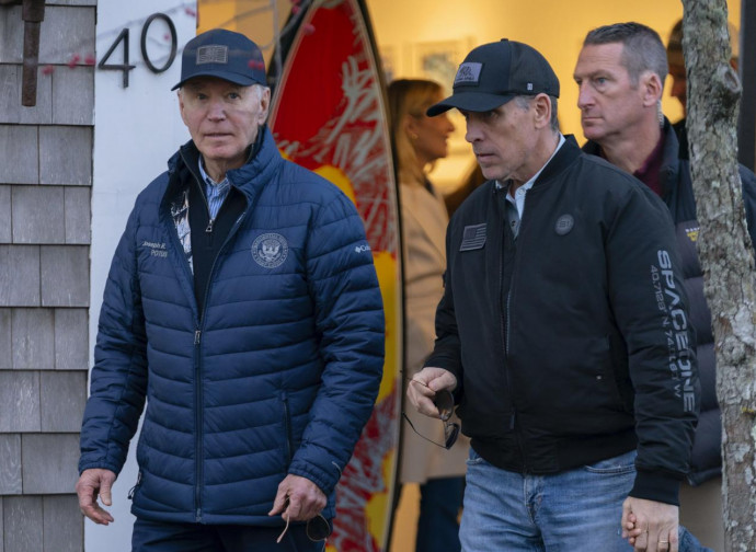 Joe Biden e il figlio Hunter Biden (La Presse) Joe Biden e il figlio Hunter Biden (La Presse)