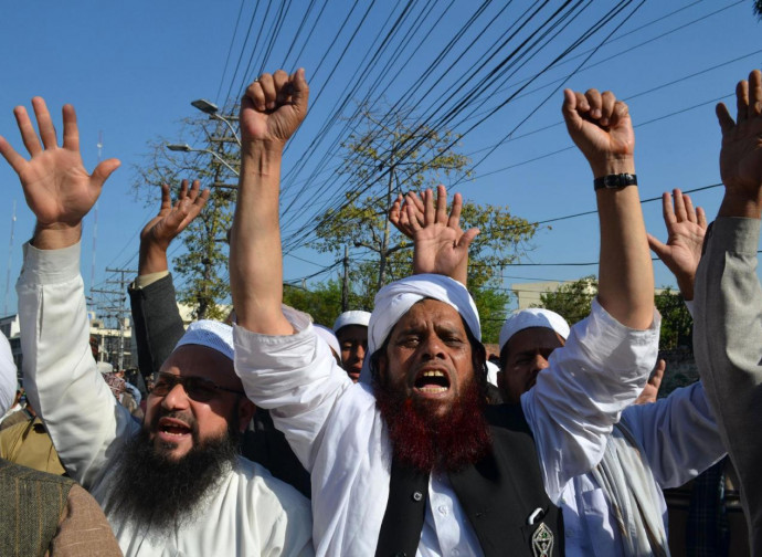 Manifestazioni a Lahore contro Asia Bibi Manifestazioni a Lahore contro Asia Bibi