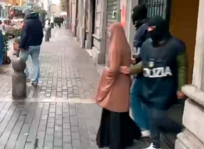 L'arresto di Bleona Tafallari L'arresto di Bleona Tafallari