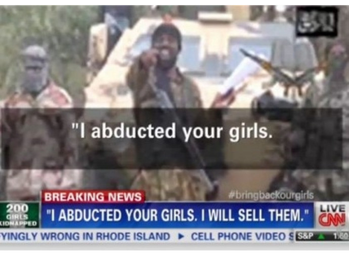 Il video di Boko Haram: Ho rapito le vostre ragazze, le venderò Il video di Boko Haram: Ho rapito le vostre ragazze, le venderò